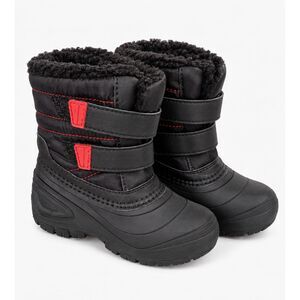 Kids black insulated winter snow boots s 11 toddler